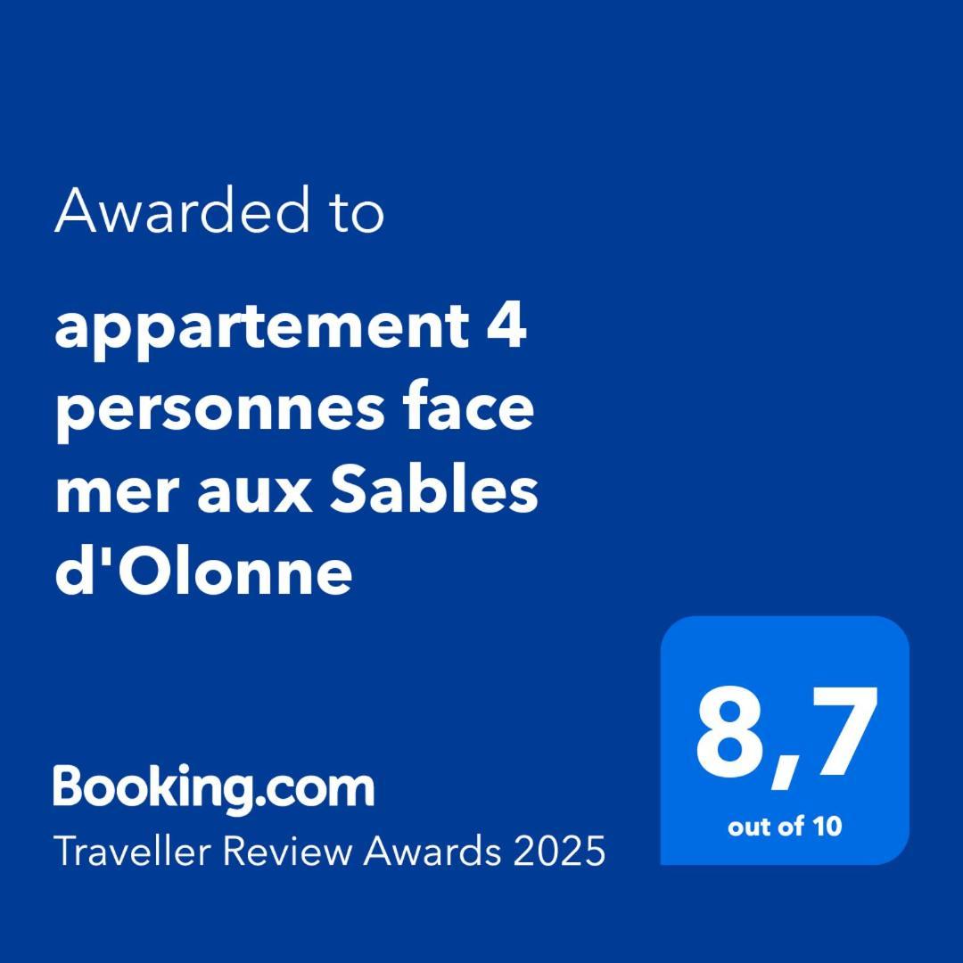 Appartement 4 Personnes Face Mer Aux Sables D'Olonne Les Sables-dʼOlonne Exterior foto